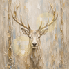Gold Leaf Forest Stag
