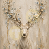 Floral Antler Stag