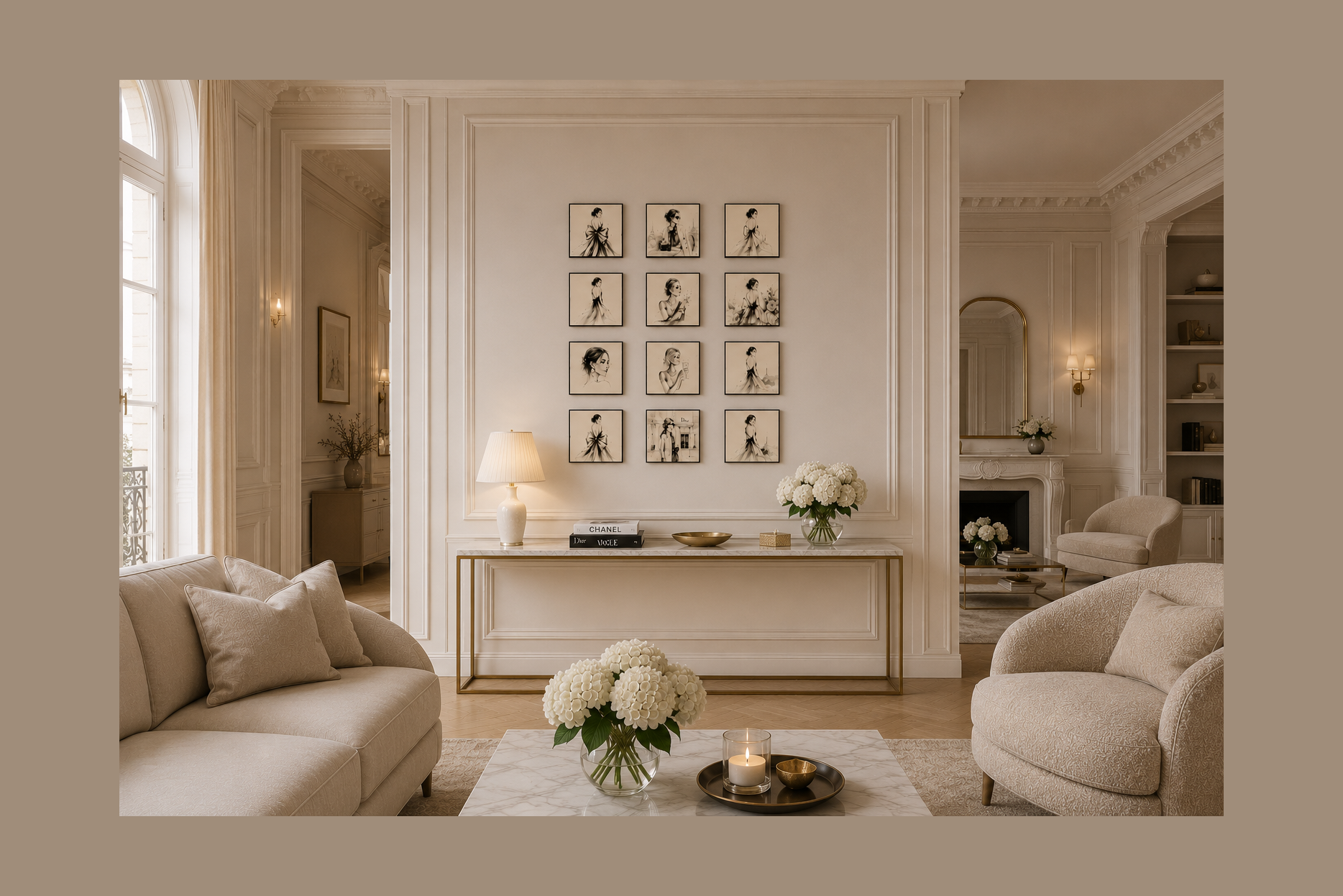 Fashion House ready-to-print tile collection