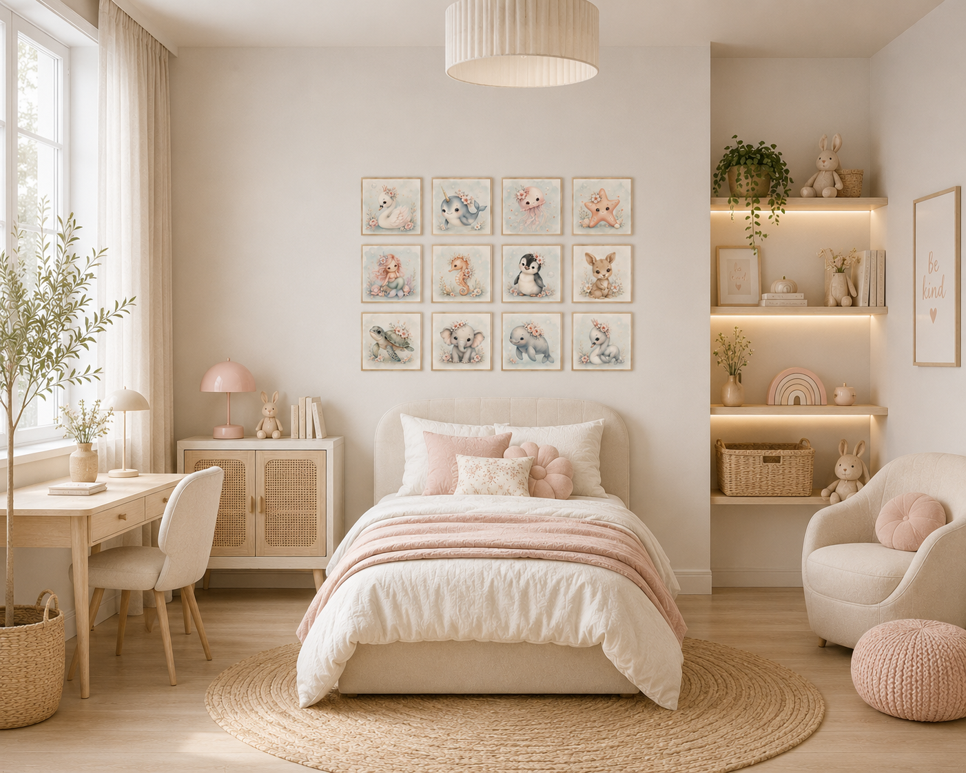Luxury Nursery ready-to-print tile collection